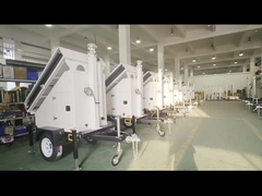 সুরক্ষার জন্য কাস্টমাইজযোগ্য সৌর চালিত মোবাইল সৌর নজরদারি ট্রেলার