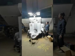 মোবাইল সোলার সিস্টেম প্যানেল লাইট LED ট্রেলার