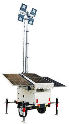 সৌর চালিত LED লাইট স্কেনিক এলাকা আলো জন্য ঠান্ডা গ্যালভানাইজিং সঙ্গে ট্রেলার