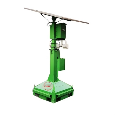 অস্থায়ী কর্মক্ষেত্রের জন্য 2 * 50W এলইডি ফ্লাড লাইট সহ পোর্টেবল সোলার লাইট টাওয়ার