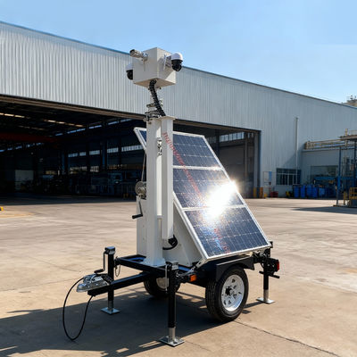 এমপিপিটি কন্ট্রোলারের জলরোধী কেস সহ অফ-গ্রিড মোবাইল নজরদারি সিস্টেম