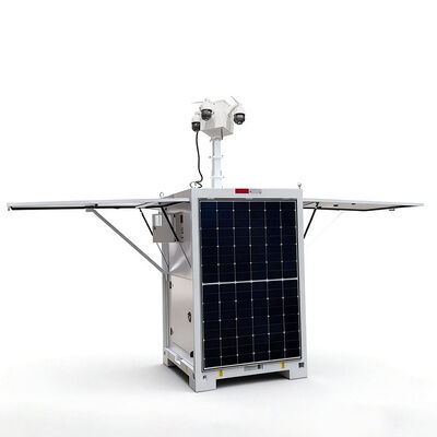 দূরবর্তী স্থানে 24/7 অফ-গ্রিড নজরদারি জন্য মোবাইল ভিডিও নজরদারি টাওয়ার